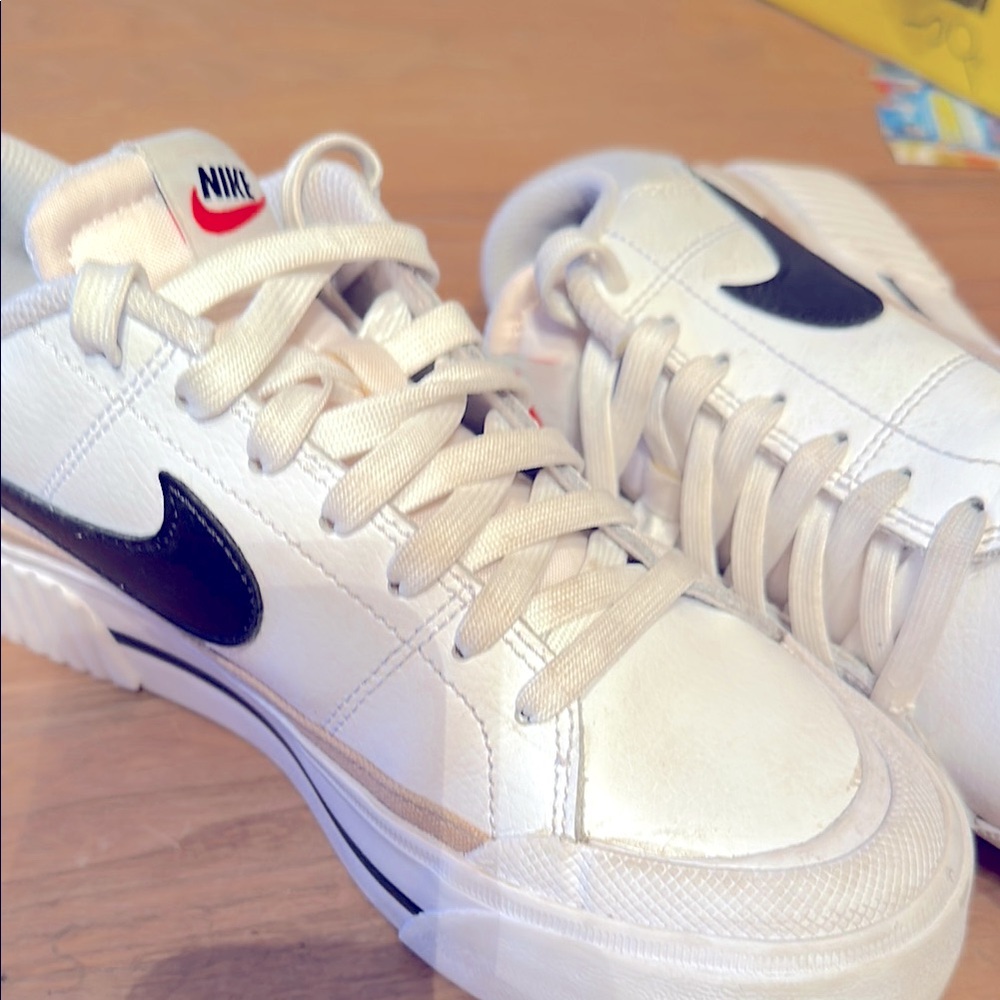 Nike Women's Court Legacy Lift Platform Shoes
